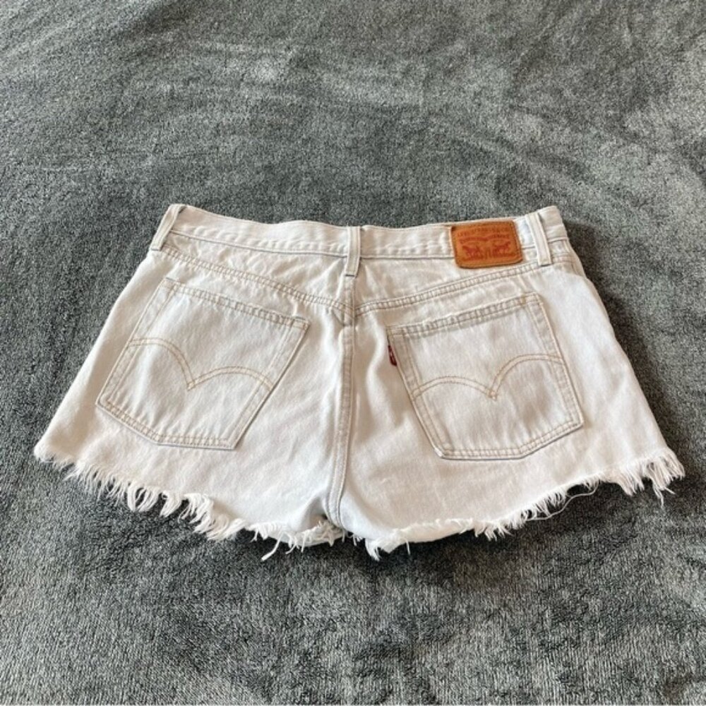 Levi’s Super Low Shorts Blue Size 30 - Picture 3 of 9